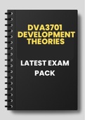 DVA3701 Exam Pack (All you need) Latest