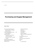 Purchasing And Supply Management, Johnson - Downloadable Solutions Manual (Revised)