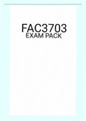 FAC3703 EXAM PACK