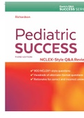 Pediatric Success  NCLEX ® -Style Q&A Review  THIRD EDITION 