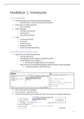 Volledige Samenvatting Structuur van Computerprogramma's II