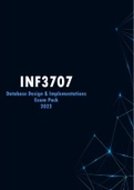 INF 3707 EXAM QUESTIONS & ANSWERS (EXAM PACK )