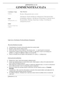 MNB1501 study notes for module
