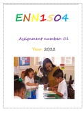 ENN1504 ASSIGNMENT 1 2022 (SEMESTER 2)