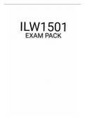 ILW1501 EXAM PACK