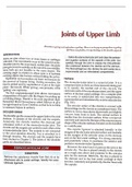 Detailed anatomy of joints of upperlimb with images