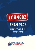 LCR4802 - EXAM PACK (Questions and Answers for 2013-2021) (Download file)
