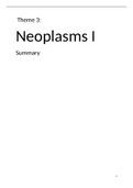 Thema 3: Neoplasma/nieuwvorming I. Een complete samenvatting van alle tentamenstof!