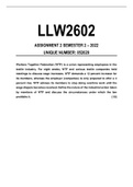 LLW2602 Assignment 2 Semester 2 2022