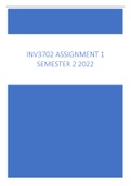 INV3702 Assignment 1 2022 Semester 2
