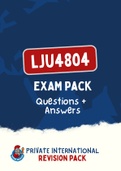 LJU4804 - EXAM PACK (Questions and Answers for 2018-2022) (Download file)