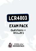 LCP4803 - EXAM PACK (Questions and Answers) (+ Study Notes)