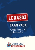 LCP4803 - EXAM PACK (Questions and Answers) (+Study notes)