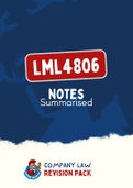 LML4806 - Summarised NOtes