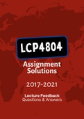 LCP4804 - Combined Tut201 letters (2017-2021)
