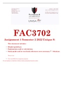 FAC3702  Assignment 1 Semester 2 2022