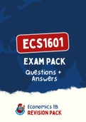 ECS1601 - Exam PACK (2022)
