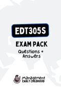 EDT305S - EXAM PACK (2022)