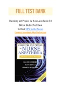 Chemistry and Physics for Nurse Anesthesia 3rd Edition Shubert Test Bank