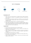 Class notes BTCOE604C  (internet of things)