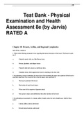              Test Bank - Physical Examination and Health Assessment 8e (by Jarvis) RATED A 
