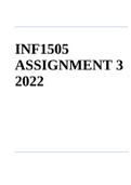 INF1505 ASSIGNMENT 3 2022