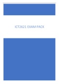 ICT2621 Exam Pack