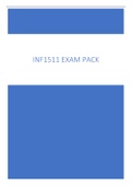 INF1511 Exam Pack