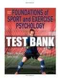 Foundations of Sport and Exercise Psychology 7th Edition Weinberg Test Bank