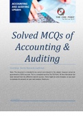 Accounting & Auditing Study Guide 100%