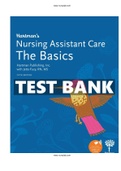 Hartmans Nursing Assistant Care The Basics 5th Edition Fuzy Test Bank ISBN-13 ‏ : ‎9781604251005  |Complete Test bank| ALL CHAPTERS.