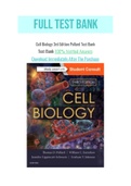 Cell Biology 3rd Edition Pollard Test Bank
