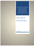 The Cell & It’s function