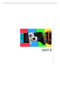 Unit 8 Games development Assignment 1 Distintion Level