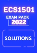 ECS1501 EXAM PACK AND NOTES 
