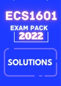 ECS1601 EXAM PACK - QUESTIONS AND ANSWERS