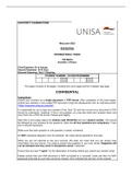Exam (elaborations) ECS3702 - International Trade (ECS3702) 