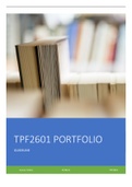 TPF2601 Assignment 51 Memorandum 2022