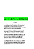 ATI TEAS Reading.docx