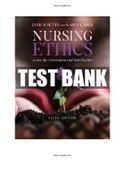 Test bank for Nursing Ethics Across the Curriculum and Into Practice 5th Edition Butts Test Bank 9781284170221 >Chapter 1-12  Complete Guide A+