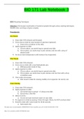 BIO 171- Microbiologylab_ (1) questions and answers latest 2023  2024 (verified answers)