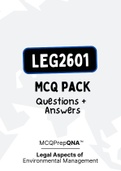 LEG2601 - MCQ Test Bank (2022)