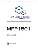 MFP1501 EXAM PACK 2022