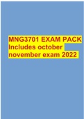 MNG3701 EXAM PACK Includes october november exam 2022