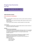 Property  Case Summaries Term 4: 6 Detailed Case Summaries for the Test (8 pages)