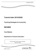 INC4802 Tut Letter 201 2020