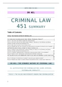DR Nel's Section C of Advanced Criminal Law (451)