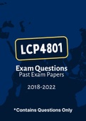 LCP4801 - Previous Question Papers (2018-2022)