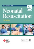 Textbook of Neonatal Resuscitation NRP 7th Edition 2024 latest revised update 