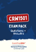 CRW1501 - Exam PACK (2022)